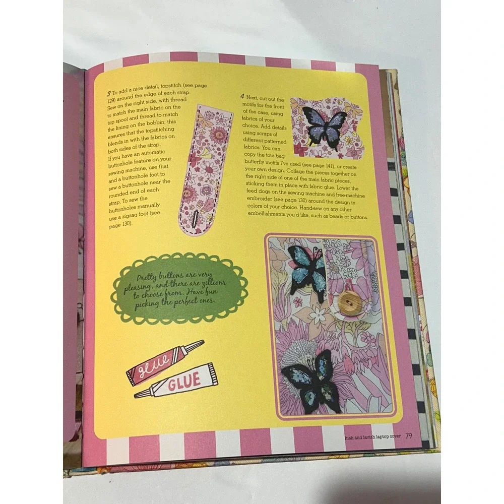 Lot 3 Sewing Craft Books Sewing with Whimsy, All Sewn Up, Kids My First Craft